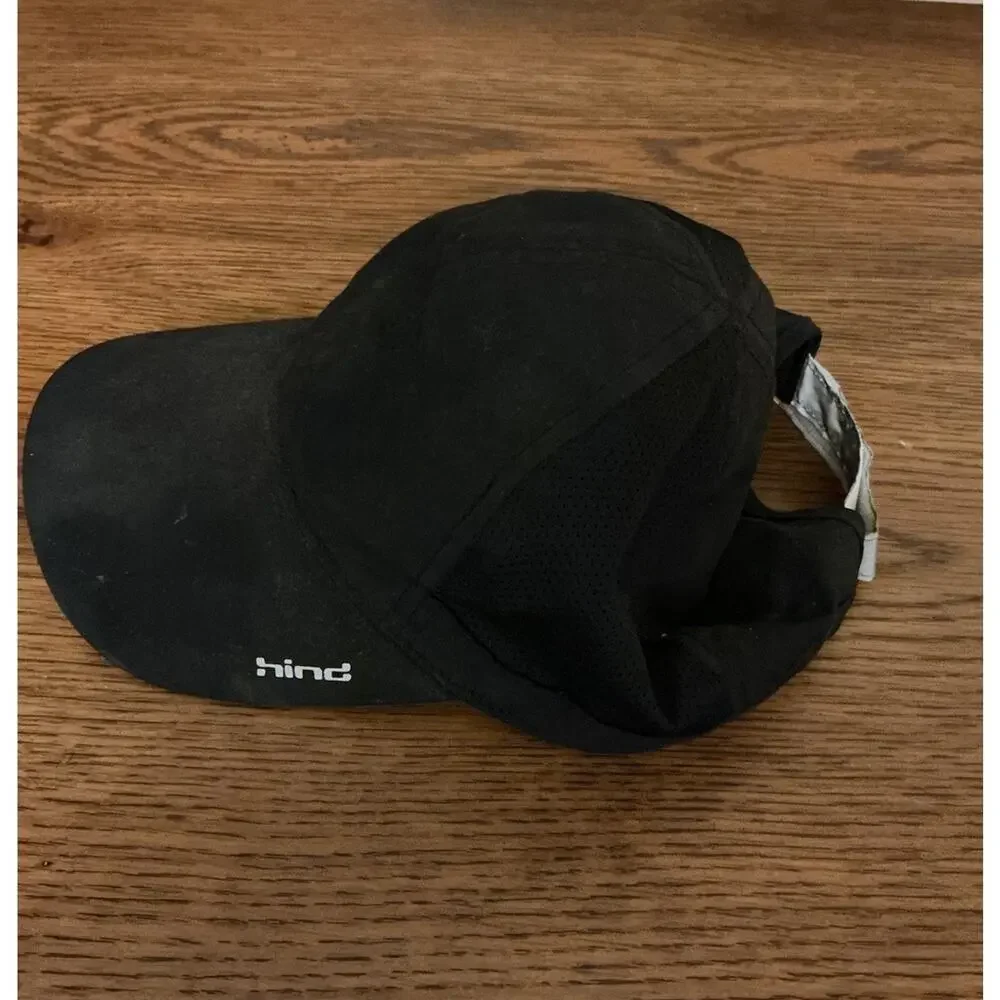 Hind Running Hat Baseball Cap Black Pink Womens OSFM Adjustable Lightweight
